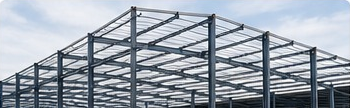 Estructura metálica de galpón industrial